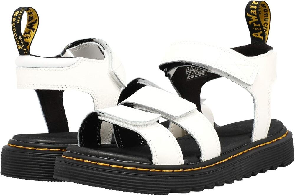 Dr. Martens Girl's Klaire (Big Kid) White 5 UK (US 6 Big Kid) M